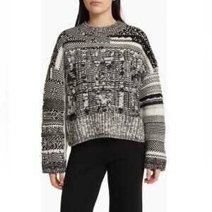 Cos Fair Isle Wool and Cashmere sweater medium